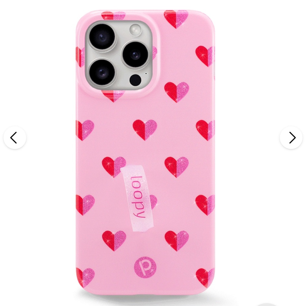 Sweetheart Sparkle iPhone 15 Pro Max Loopy Case